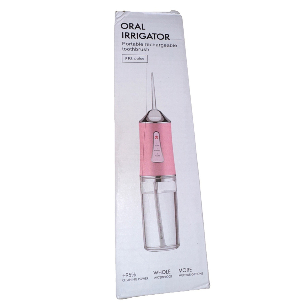 Portable Oral Irrigator Rechargeable Toothbrush PPS Pulse